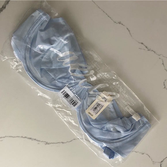 NWT Blue AerieSMOOTHEZ Mesh Bra - Picture 3 of 3